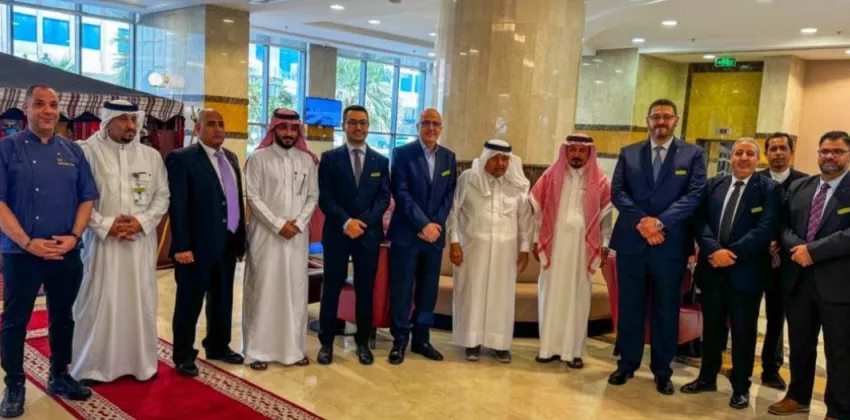 Sheikh Faisal visit to M Al Dana hotel